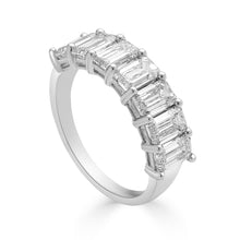 The Amari Emerald Half Eternity Band 3cts