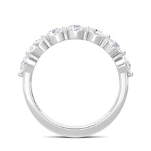 Tanya Round 1.00ct Half Eternity Band 14K White Gold