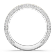 Vida Lab Diamonds Ceramic Chic Golden Sand 0.65 CTW Lab Grown Diamond Band in 925 Sterling Silver