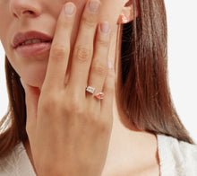 Rosé Collection Aizza Toi Moi 14K White Gold Emerald & Pear Lab Grown Diamond Ring